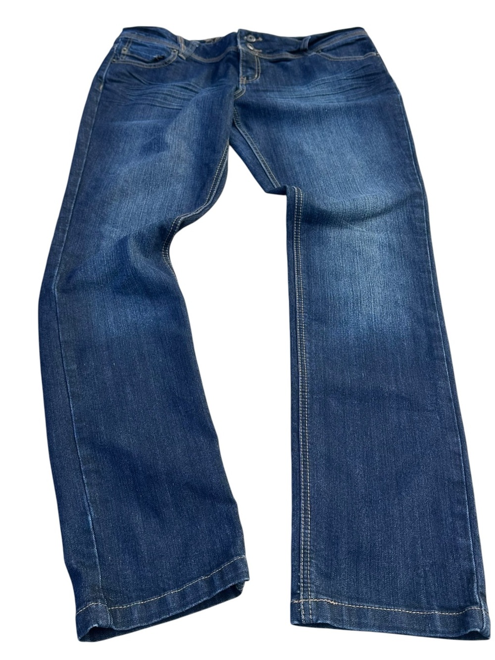 Blue Asphalt Women’s Bootcut Jeans Size 15 Regular Dark Wash Stretch Denim